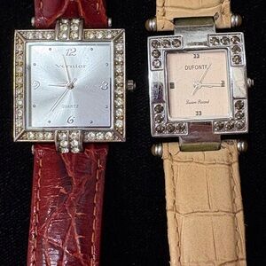 Bundle of 9 watches by different designers. These watches were mine. Sold as is.